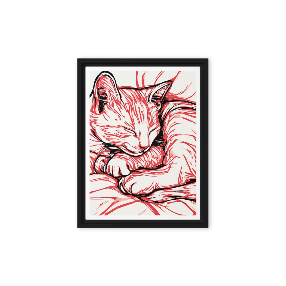 Crimson Slumber | Art Print