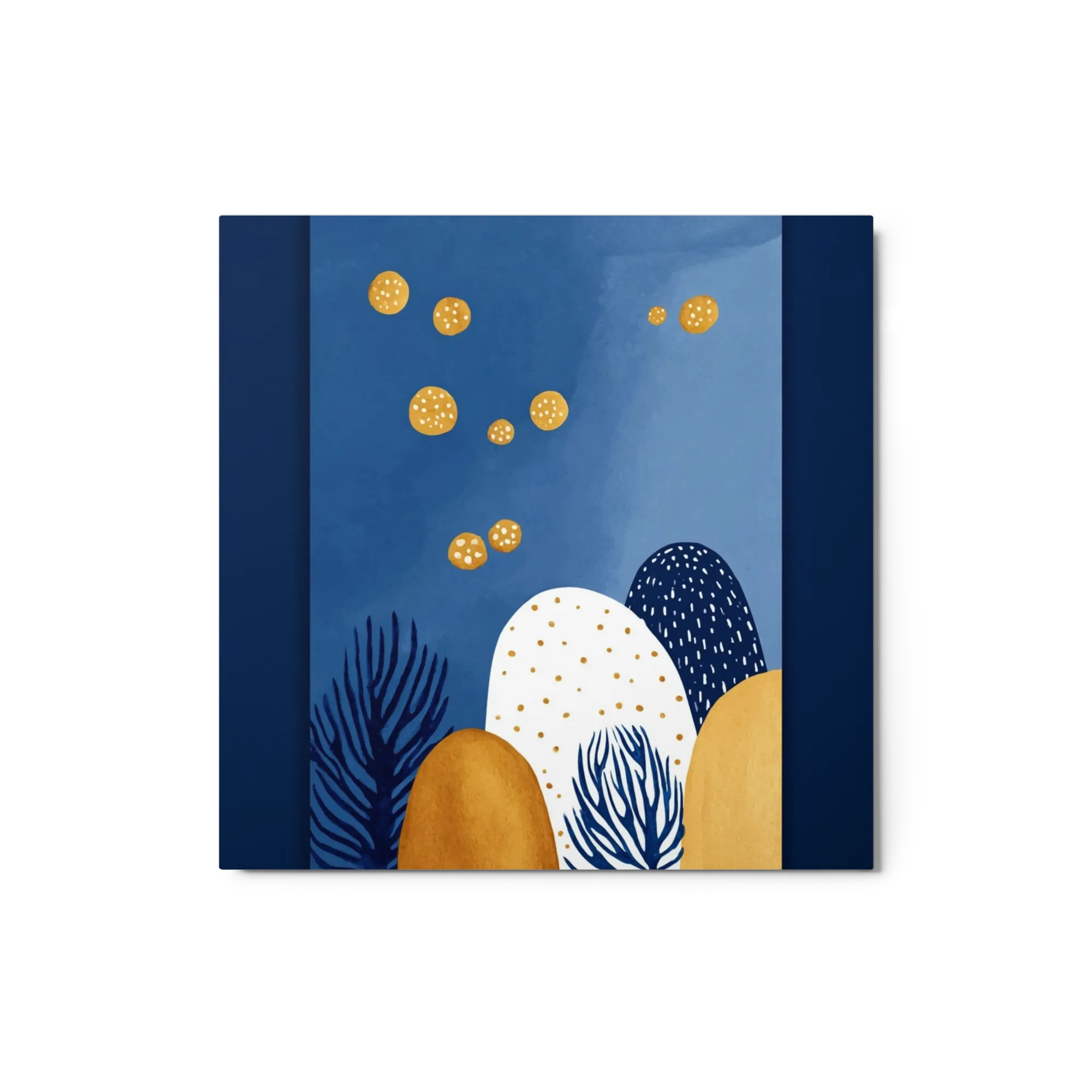 Midnight Coral and Celestial Orbs