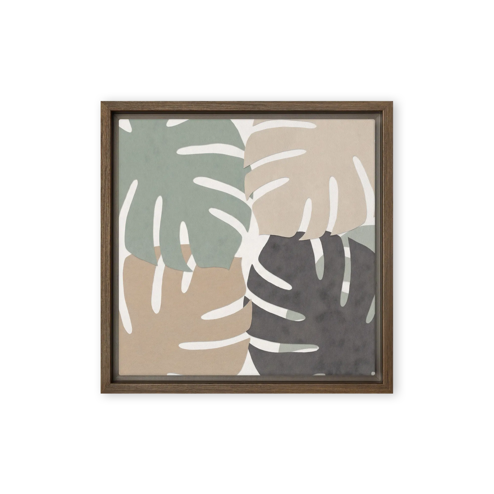 Monstera Abstrata em Camadas