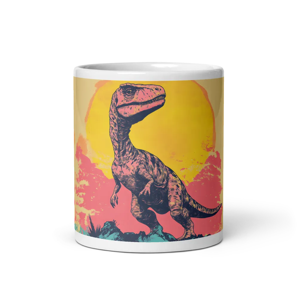 Majestic Dinosaur at Sunrise