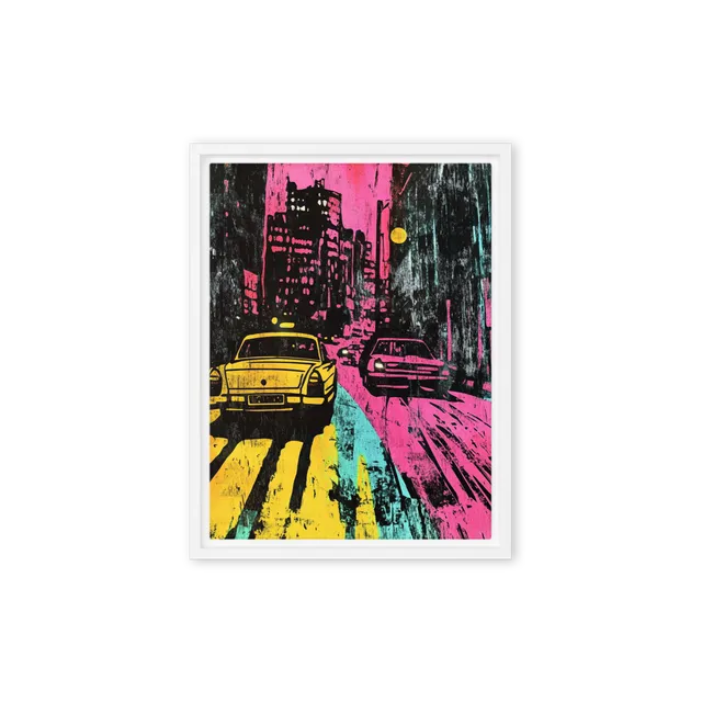 Neon Noir Street | Art Print