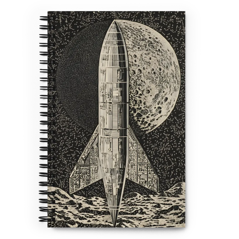 Lunar Ascent 
 Spiral Notebook | 140 pages