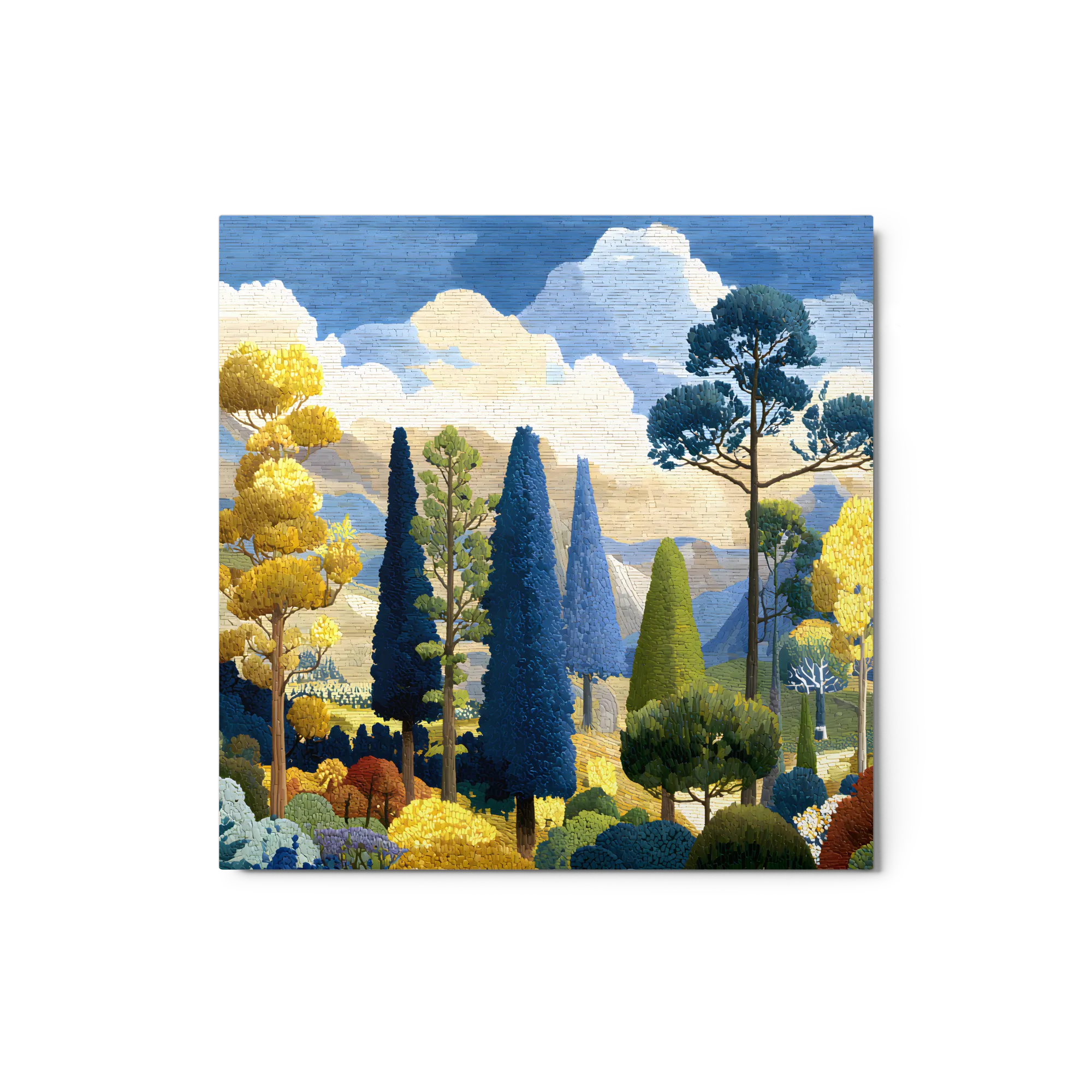 Vibrant Mosaic Landscape