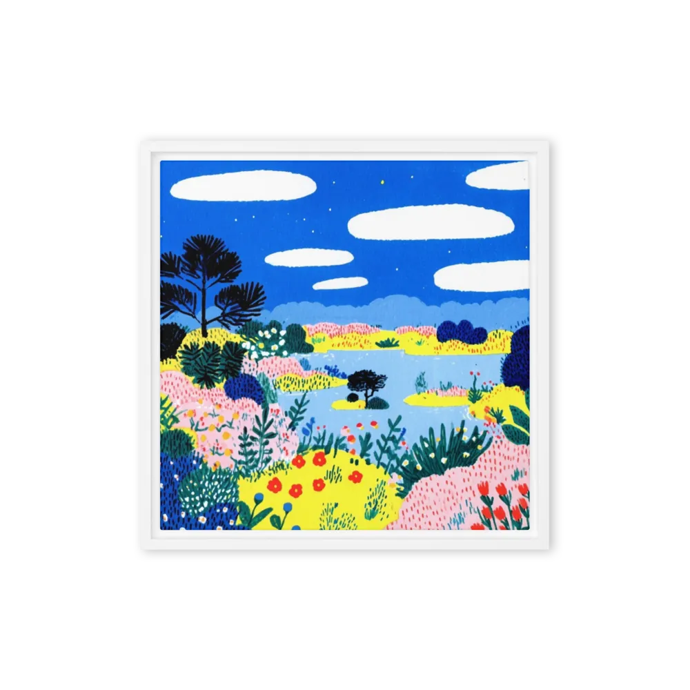 Meadow by the Lake 
 Canvas | 8″x 8″