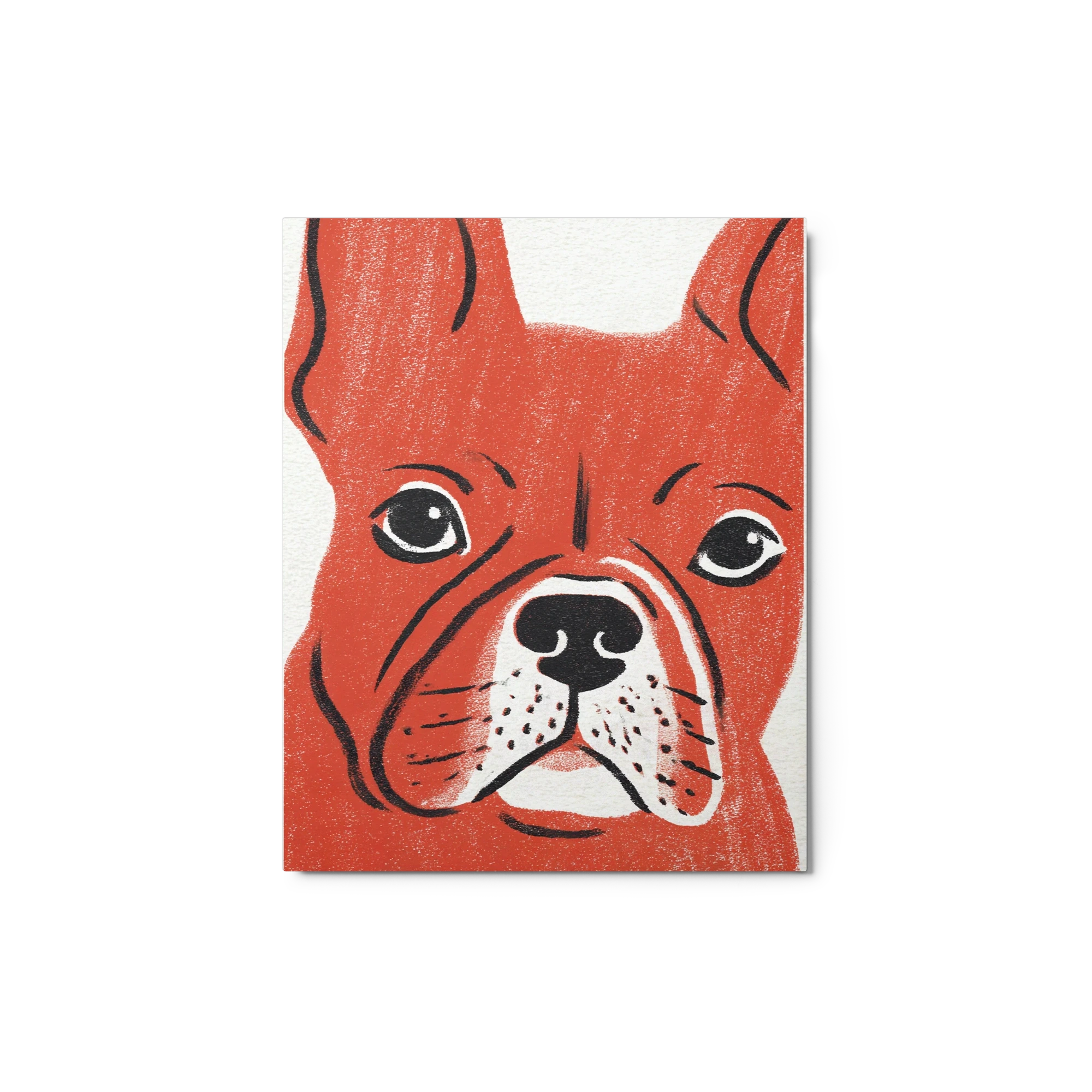 Red Frenchie Print