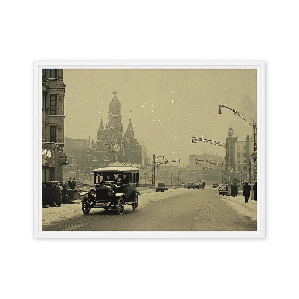 Winter in Red Square | Art Print