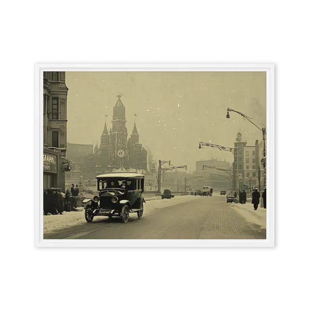 Winter in Red Square | Art Print