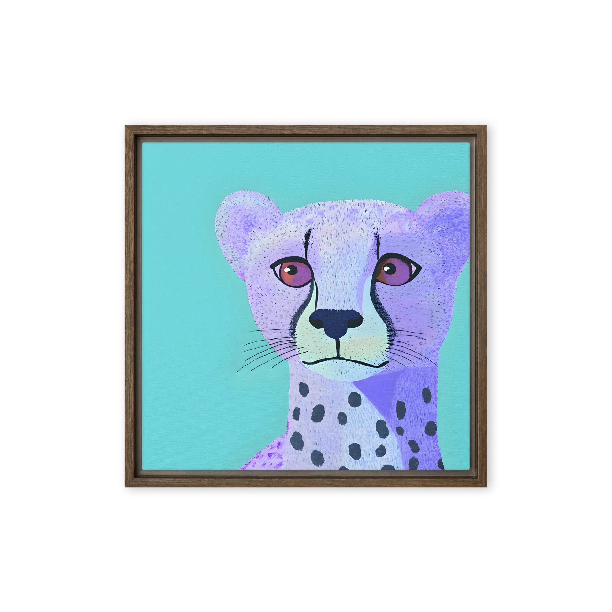 Stylized Cheetah Illustration