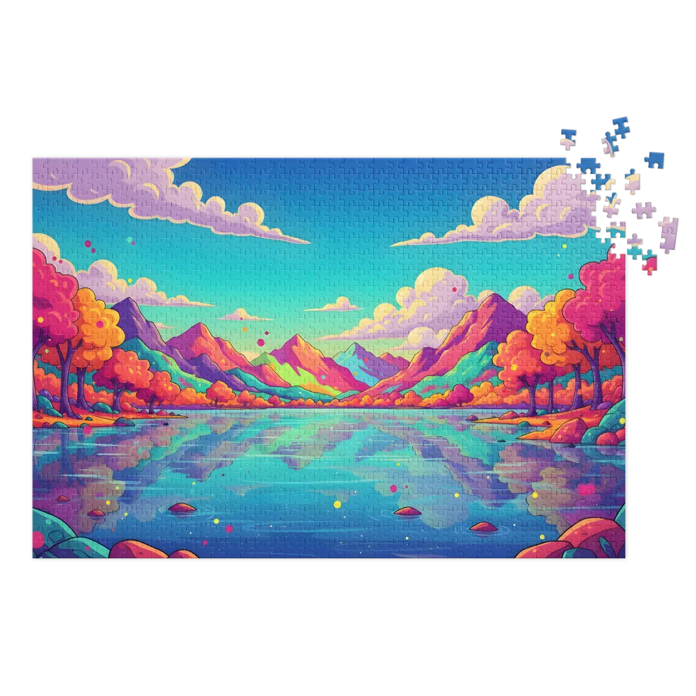 Riflesso Montano Fantasioso 
 Puzzle in scatola di metallo