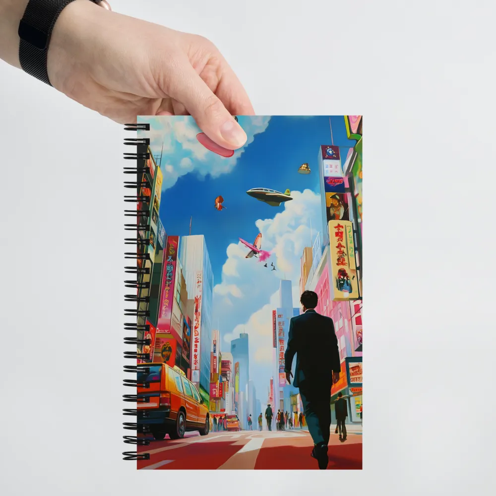 Urban Future Promenade 
 Spiral Notebook | 140 pages