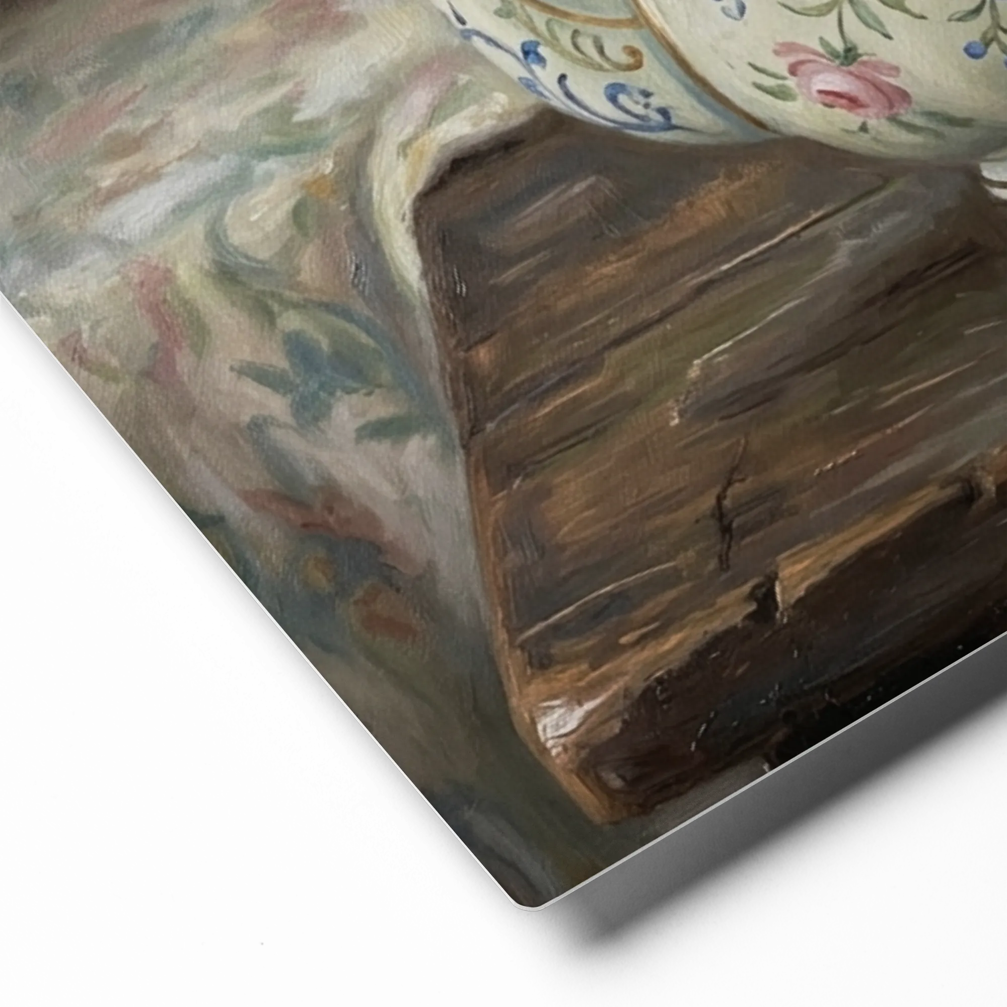 Teatime Still Life 
 Canvas | 12″x 12″