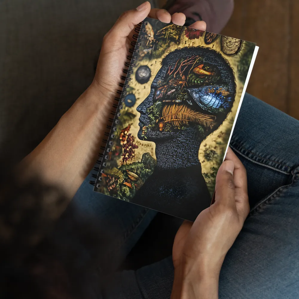 Mind's Botanical Tapestry 
 Spiral Notebook | 140 pages