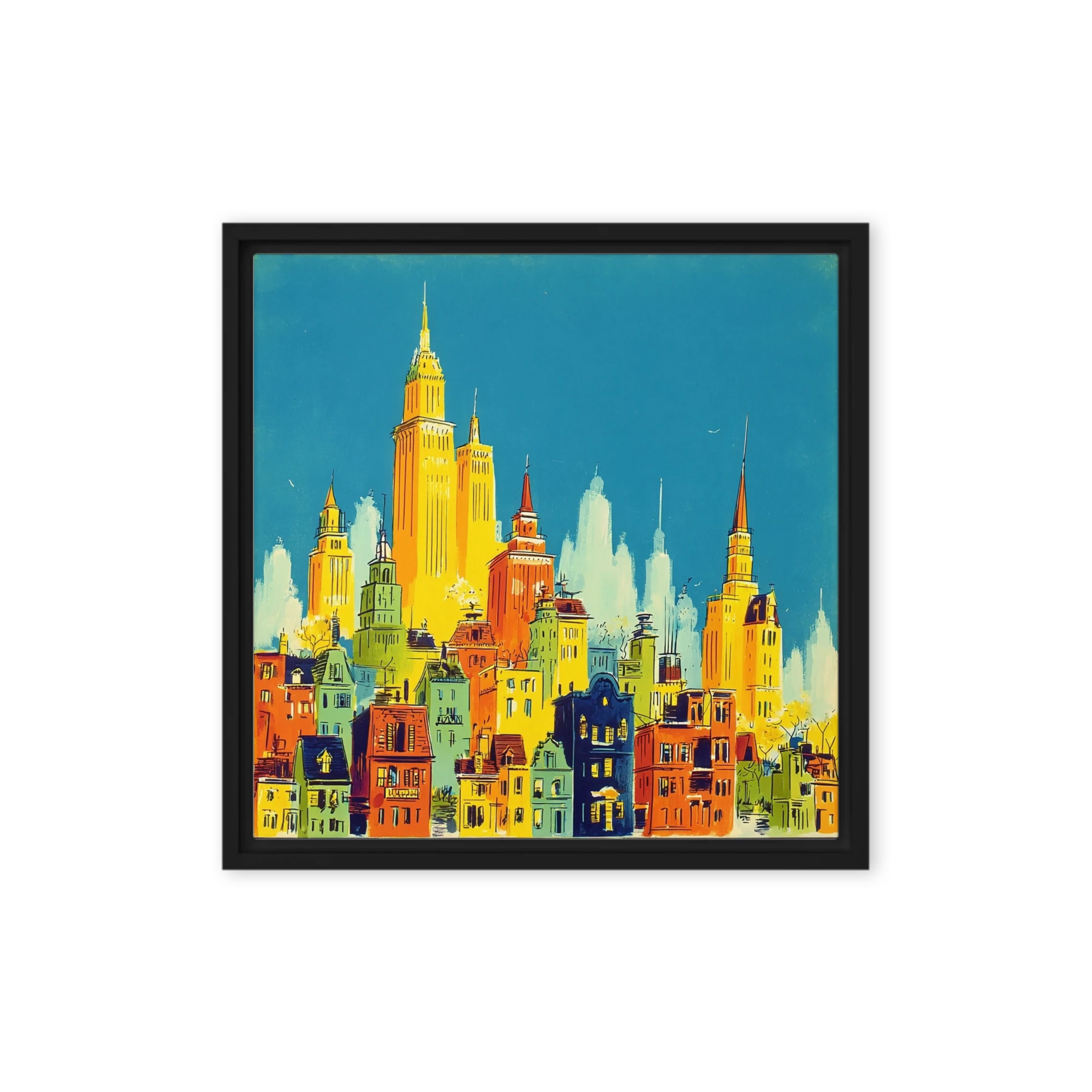 Mid-Century Cityscape