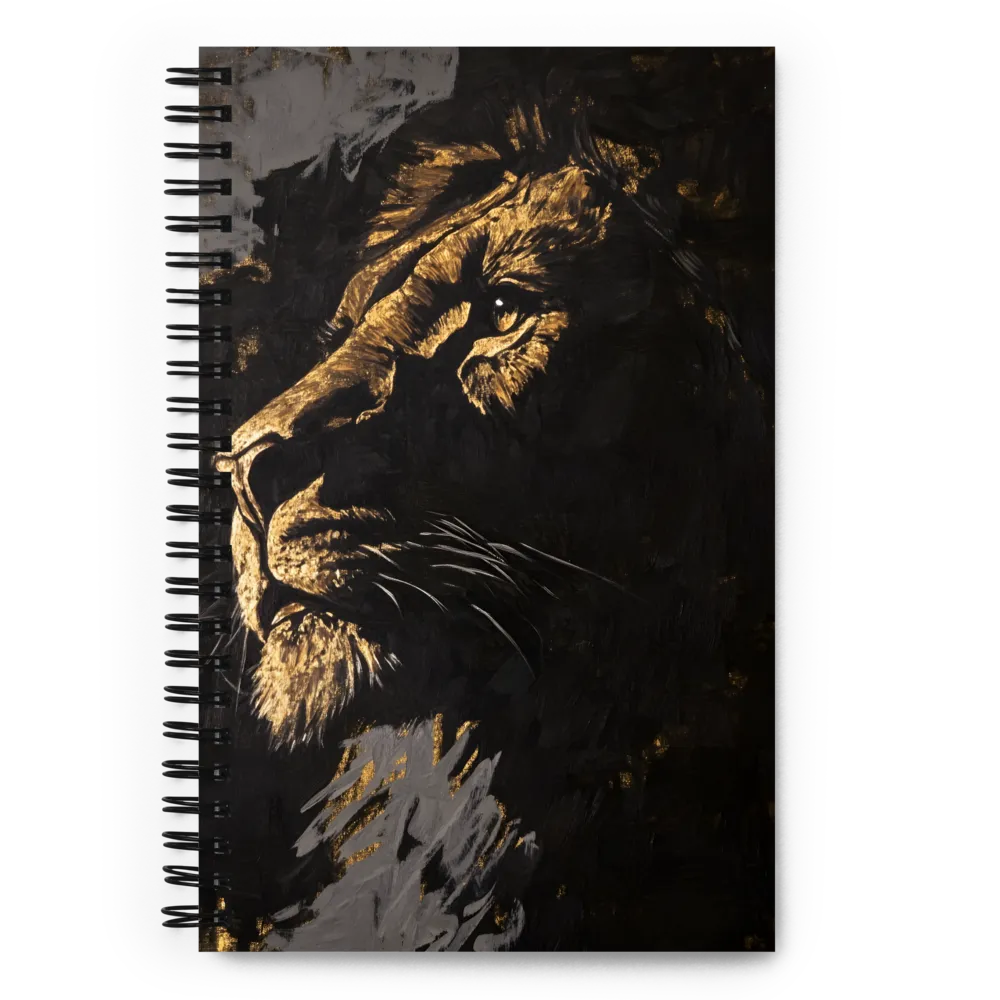 Majestic Gaze: The Golden Lion