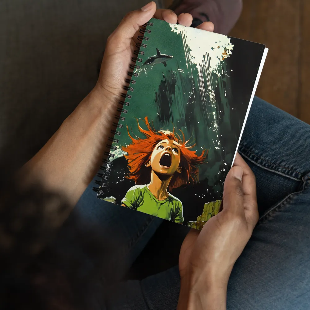 The Scream of the Sea 
 Spiral Notebook | 140 pages