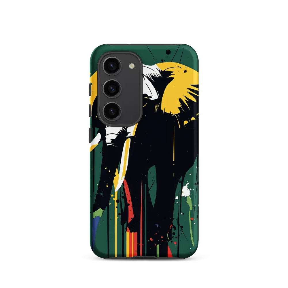 Stylized Elephant Artwork | Phone Case