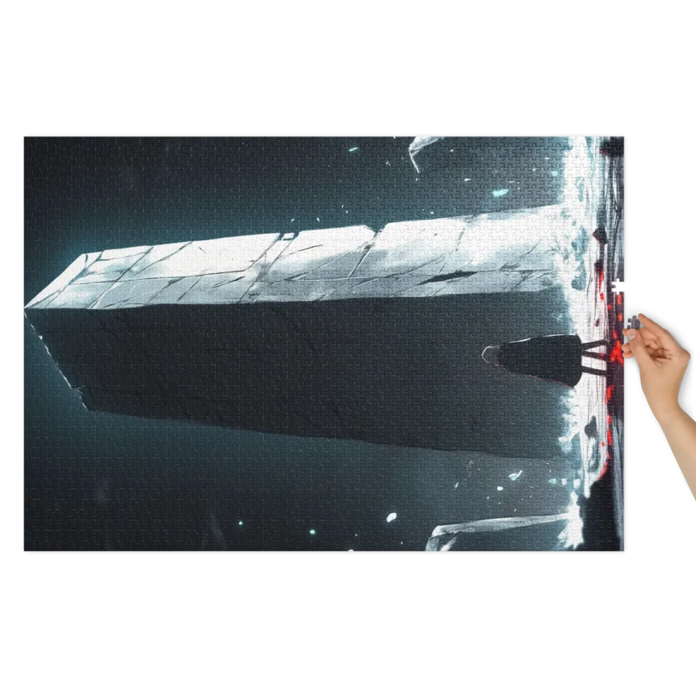 Guardian of the Monolith 
 Jigsaw Puzzle in Tin Box