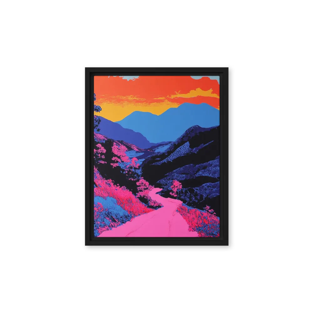 Electric Ridge 
 Canvas with Brown Frame