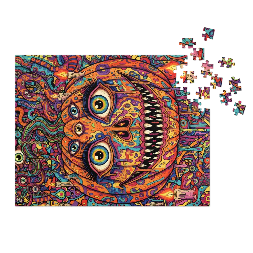 Psychedelic Jack-o'-Lantern