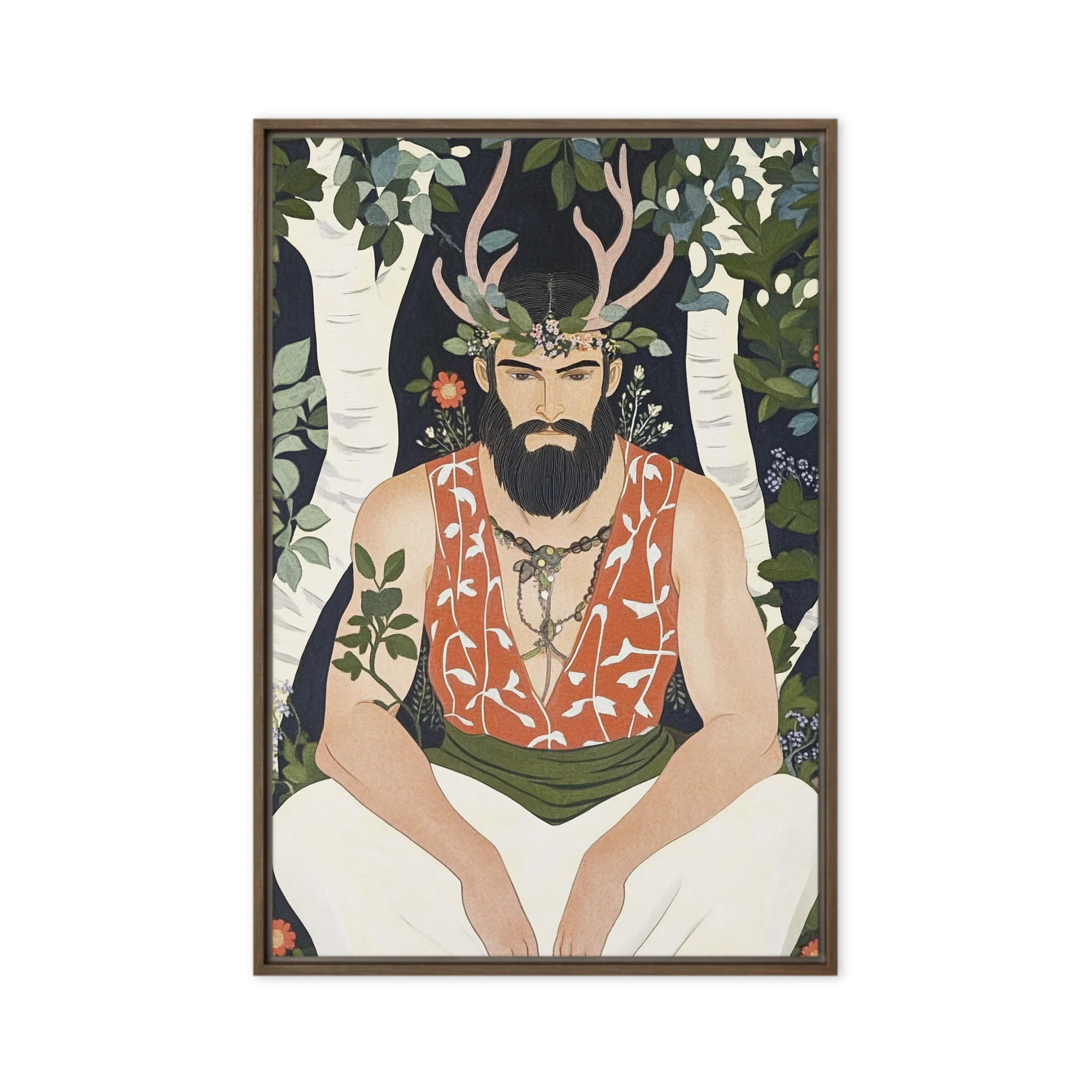 The Forest God's Vigil | Art Print