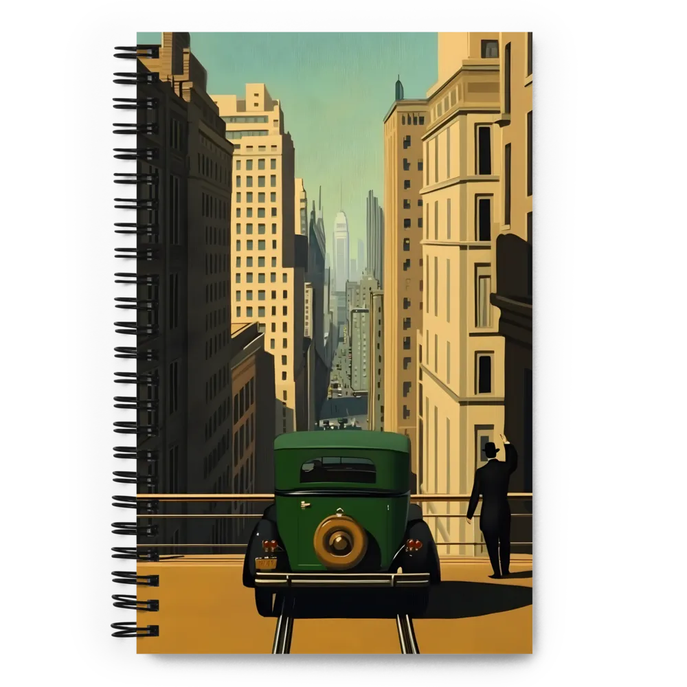 Urban Journey Art Deco 
 Spiral Notebook | 140 pages