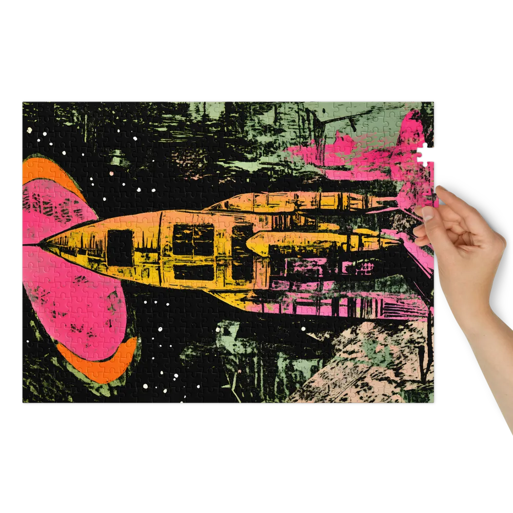 Lancio Sci-Fi Retrò 
 Puzzle in scatola di metallo