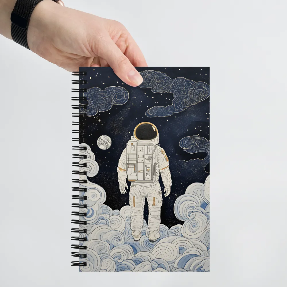 Cosmic Cloud Wanderer 
 Spiral Notebook | 140 pages
