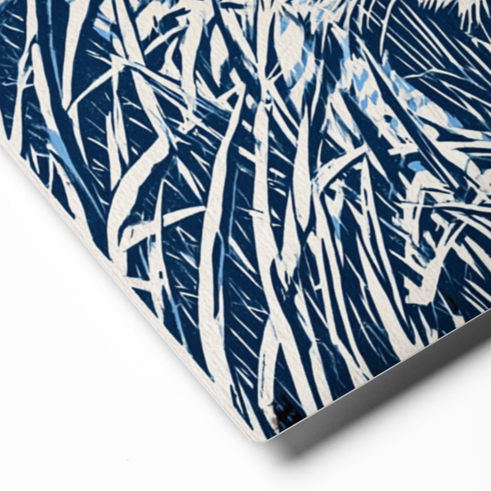 White Tiger in Grass | Art Print