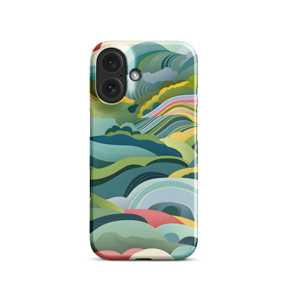 Stylized Wavy Landscape 
 Samsung Galaxy S24 Ultra | Tough Case