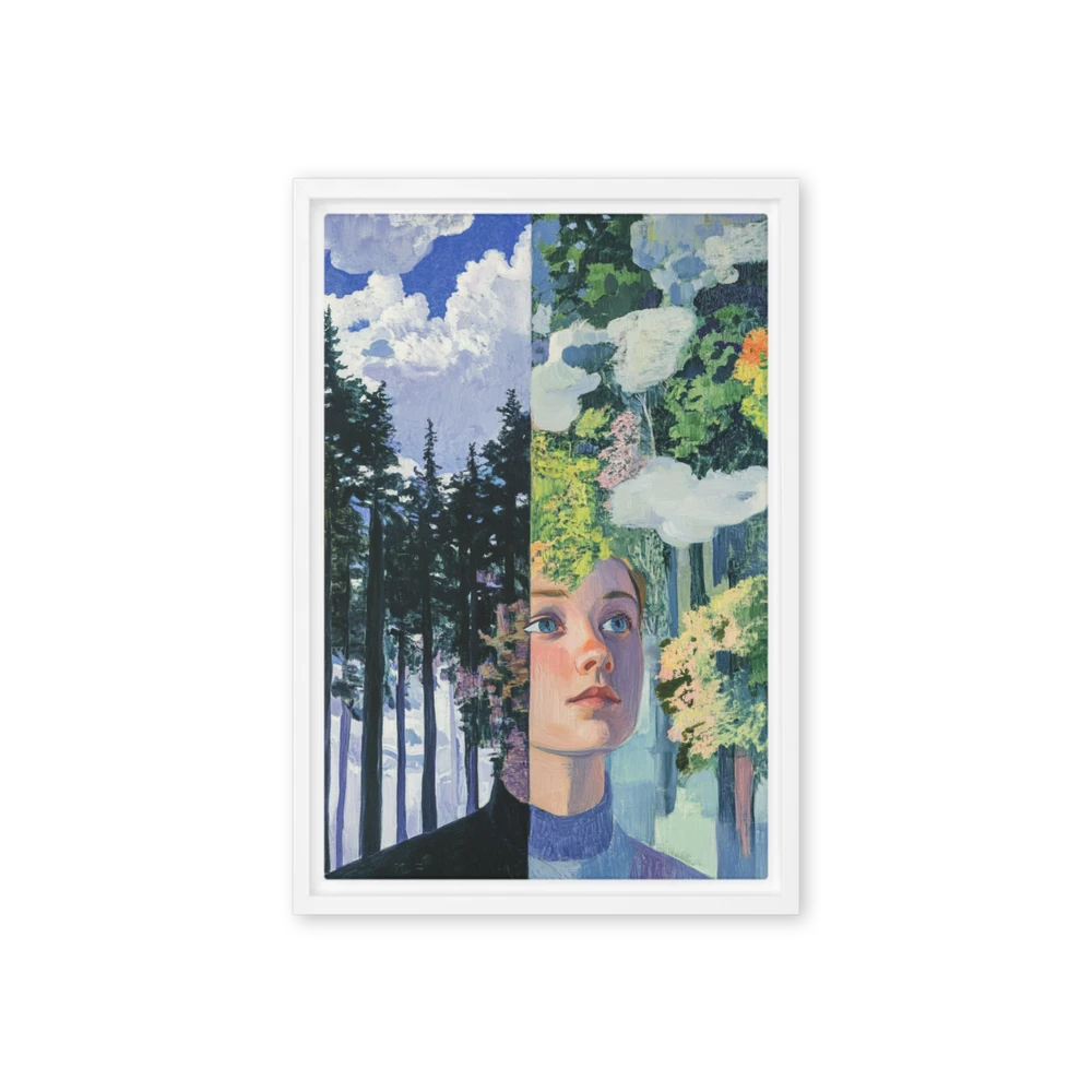 The Divided Gaze | Art Print
