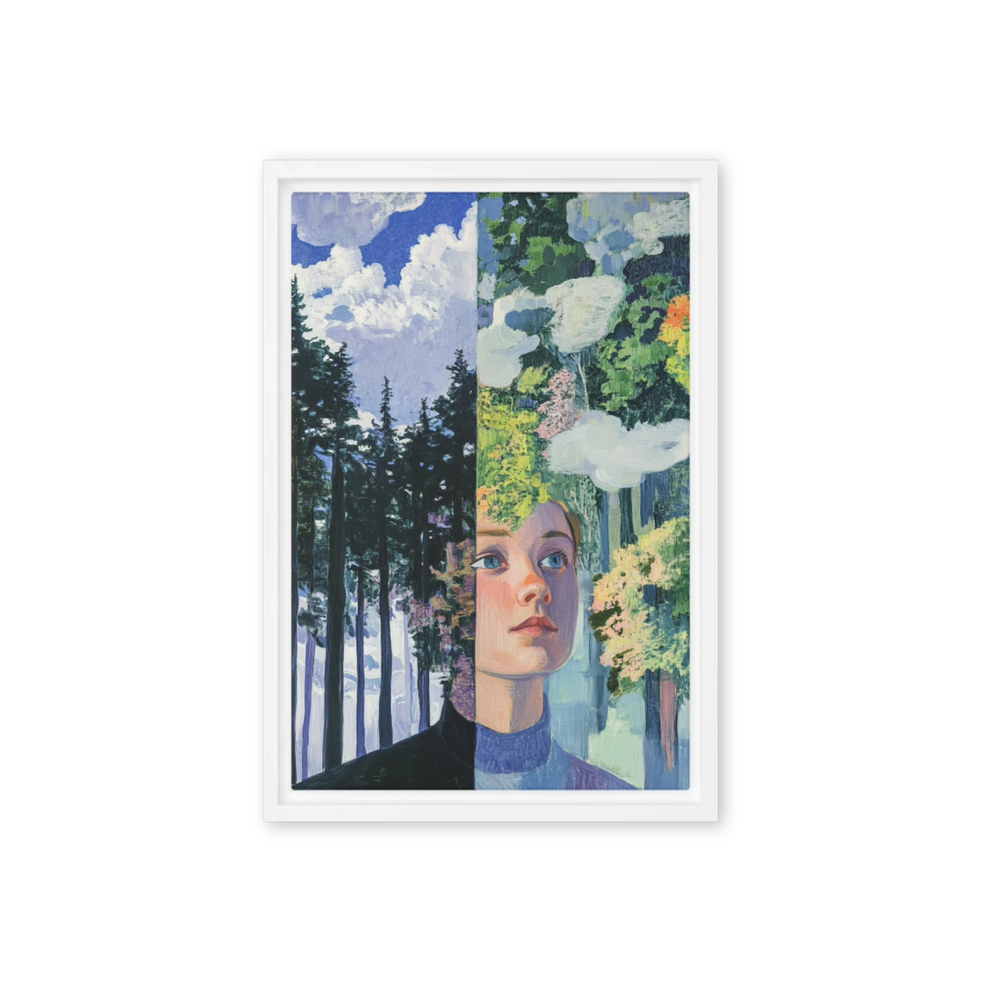 The Divided Gaze | Art Print
