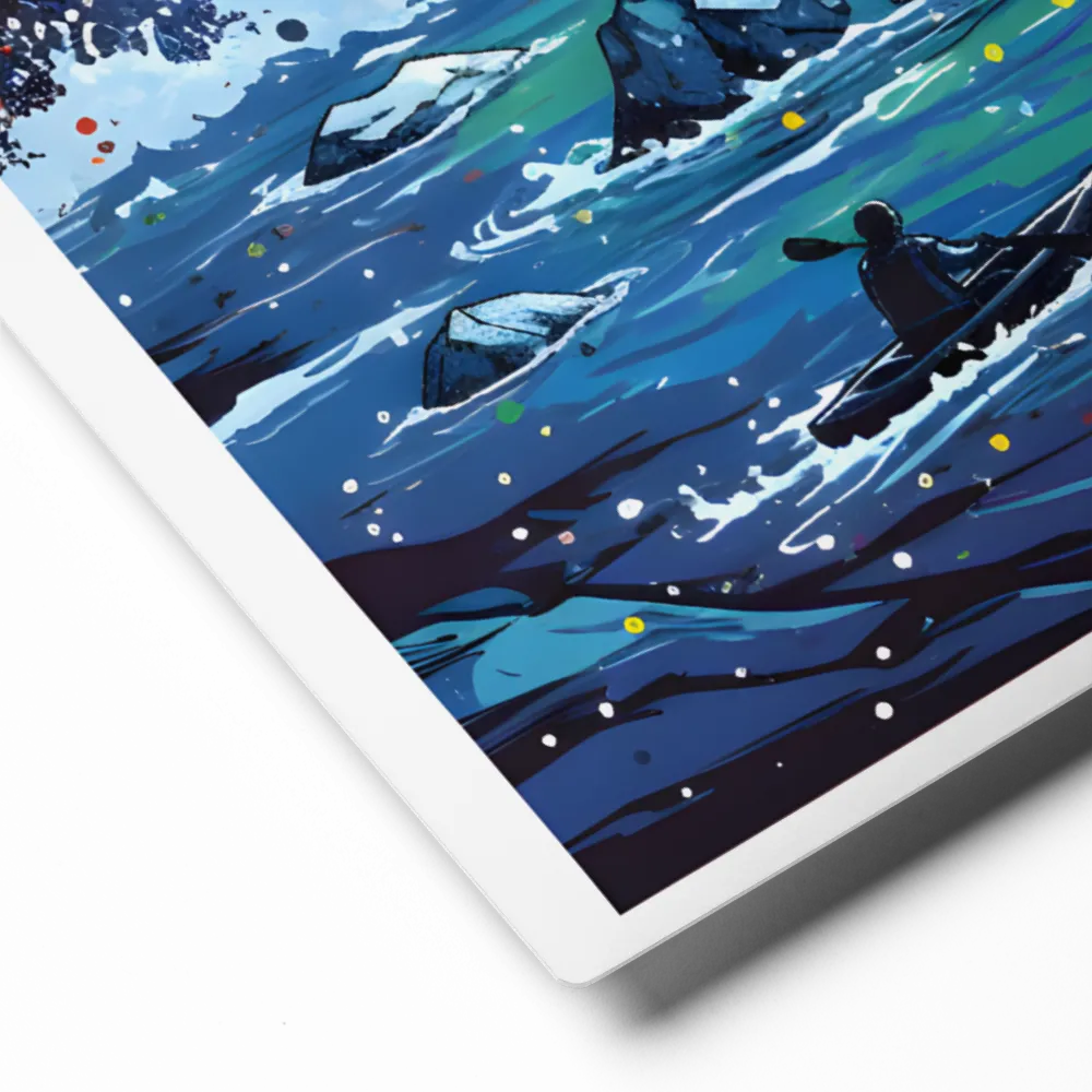 Rainbow Splash Mountain Ascent | Art Print