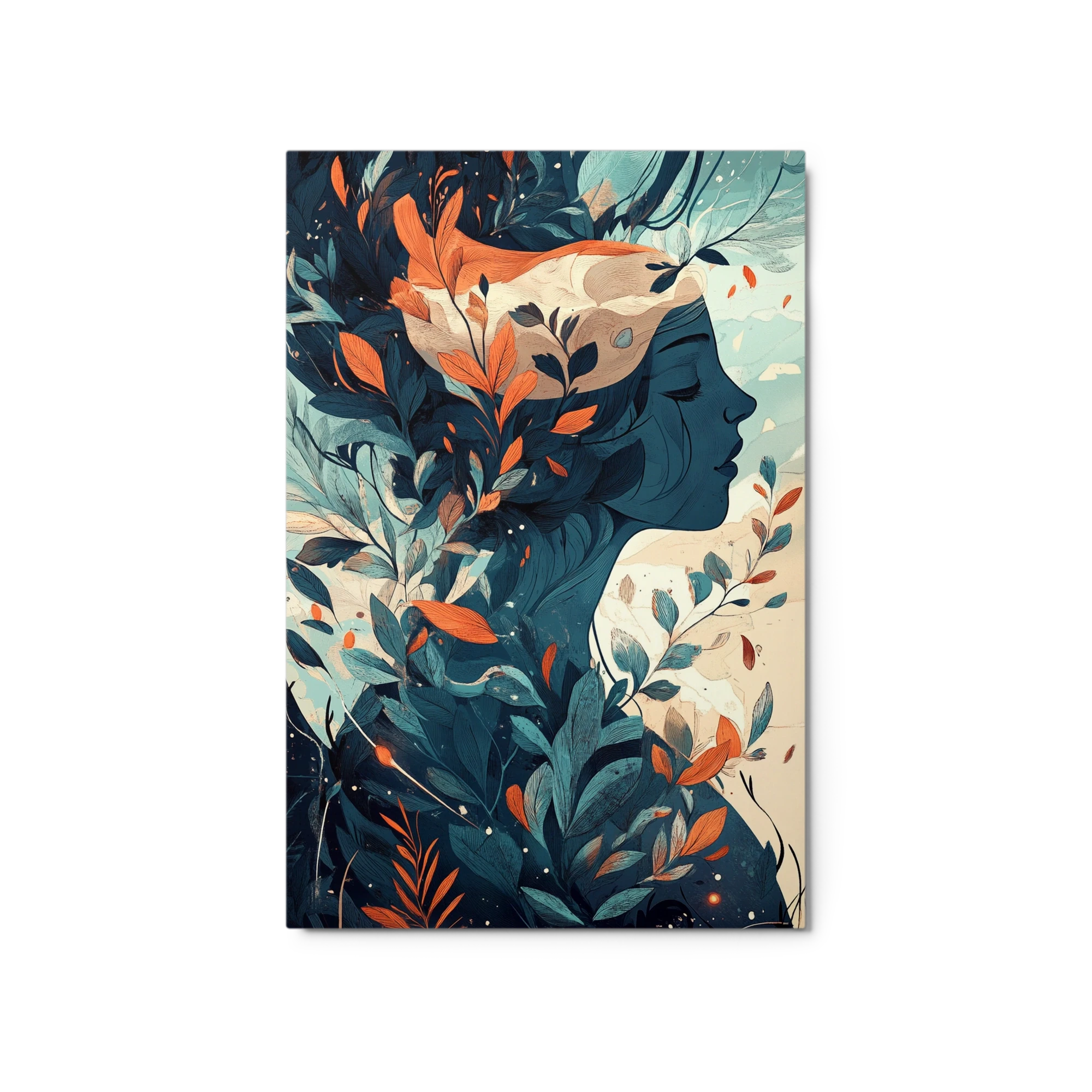 Nature's Embrace: Profile Portrait