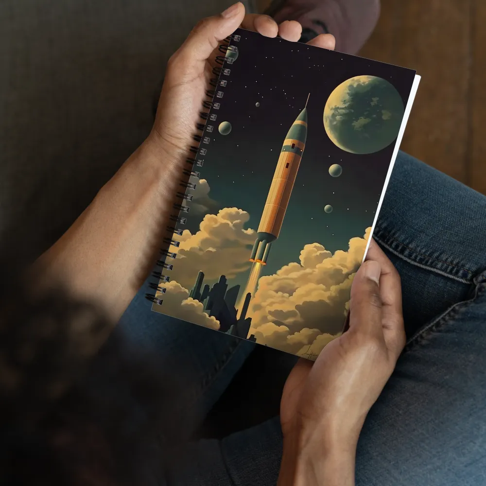 Cosmic Ascent 
 Spiral Notebook | 140 pages