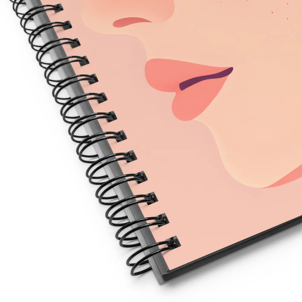 Serene Profile 
 Spiral Notebook | 140 pages