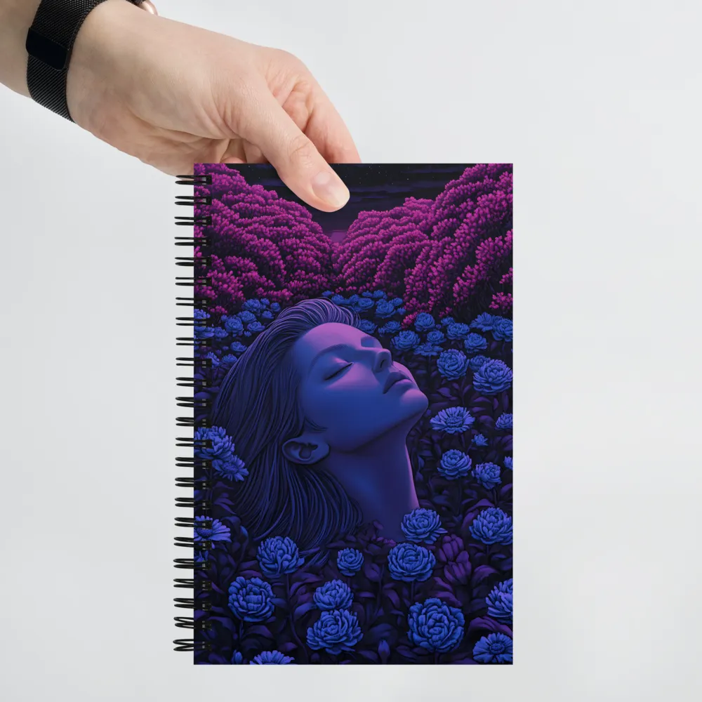 Midnight Bloom Reverie 
 Spiral Notebook | 140 pages