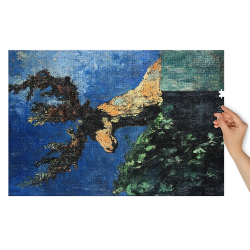 O Alce Azul 
 Puzzle em caixa de metal