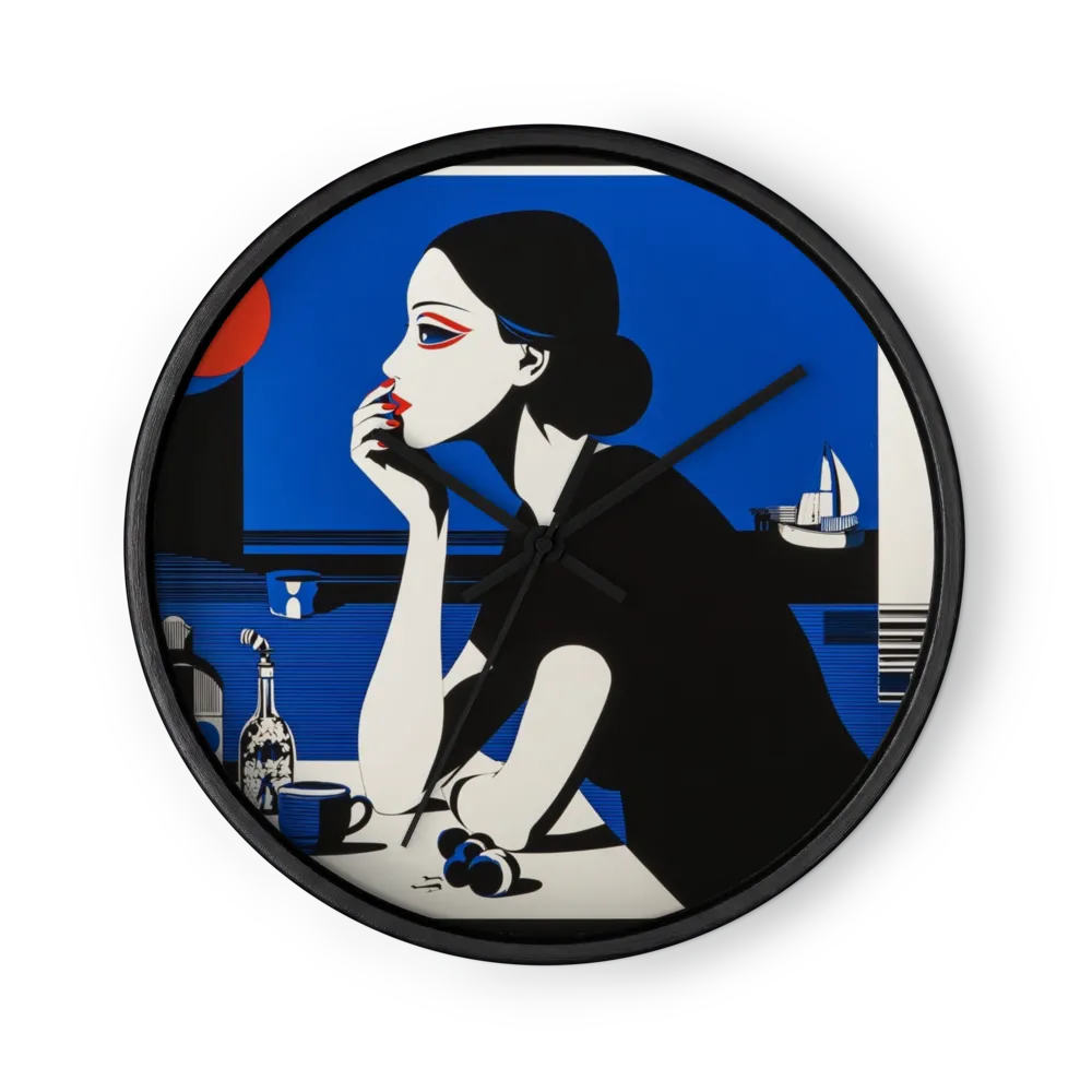Nightfall by the Sea | Wall Clock