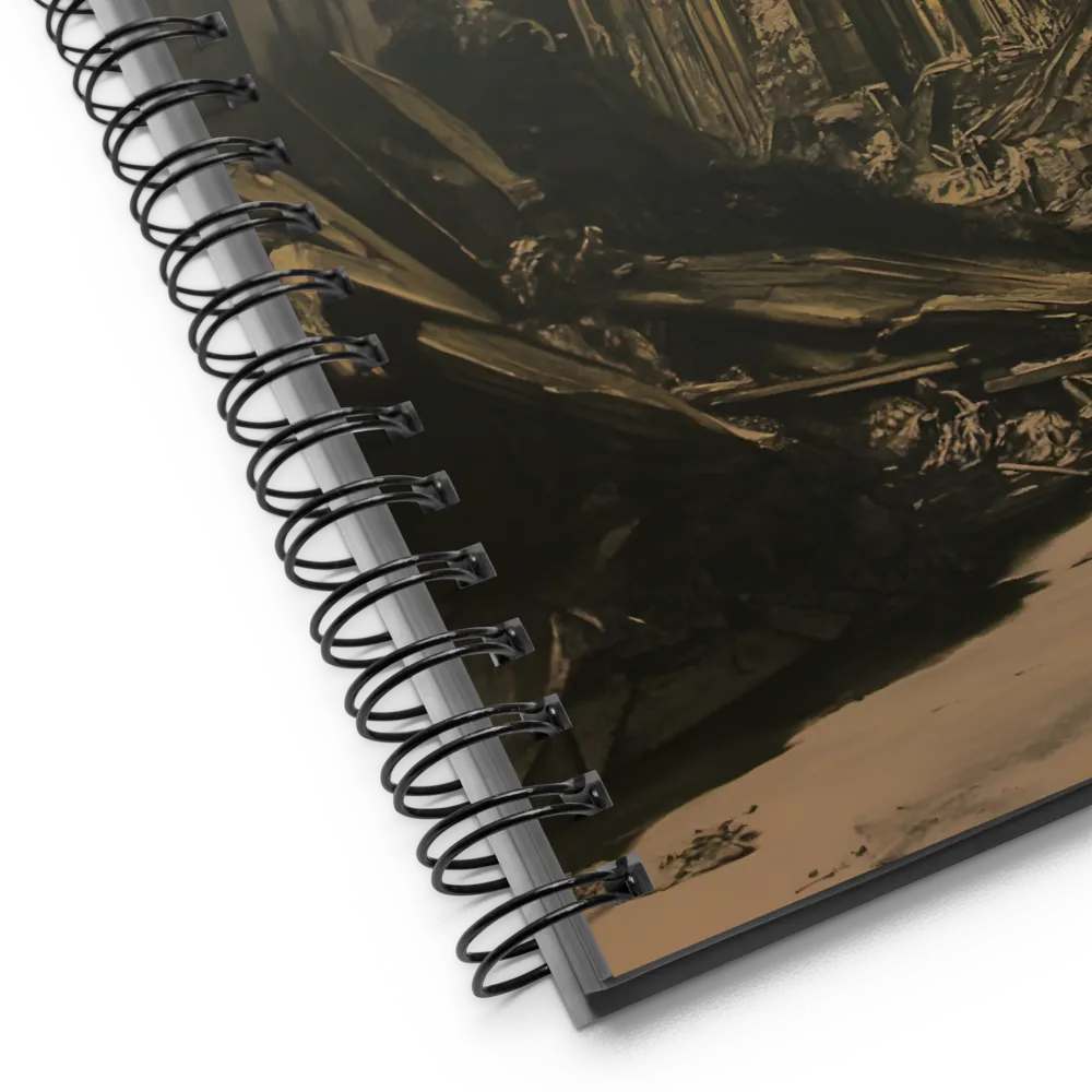 Echoes of a Fallen Empire 
 Spiral Notebook | 140 pages