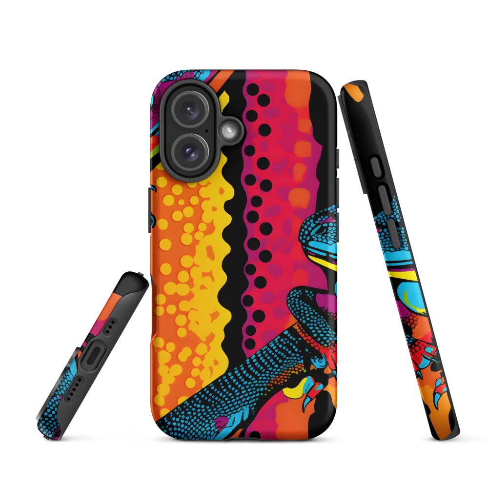 Vibrant Pop Art Geckos | Phone Case