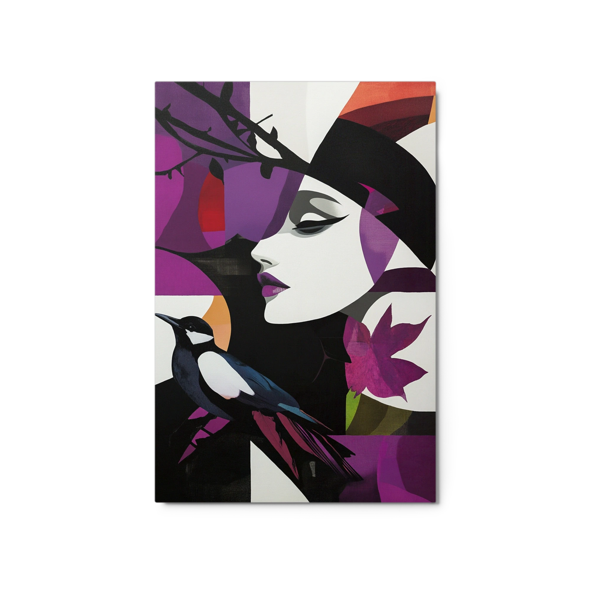 Urban Nocturne with Magpie