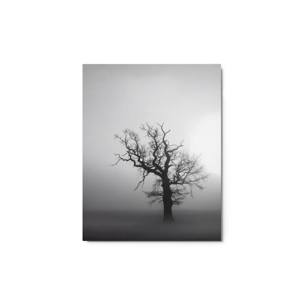 Solitude in Mist 
 Poster with Red oak Frame | 20″x 30″