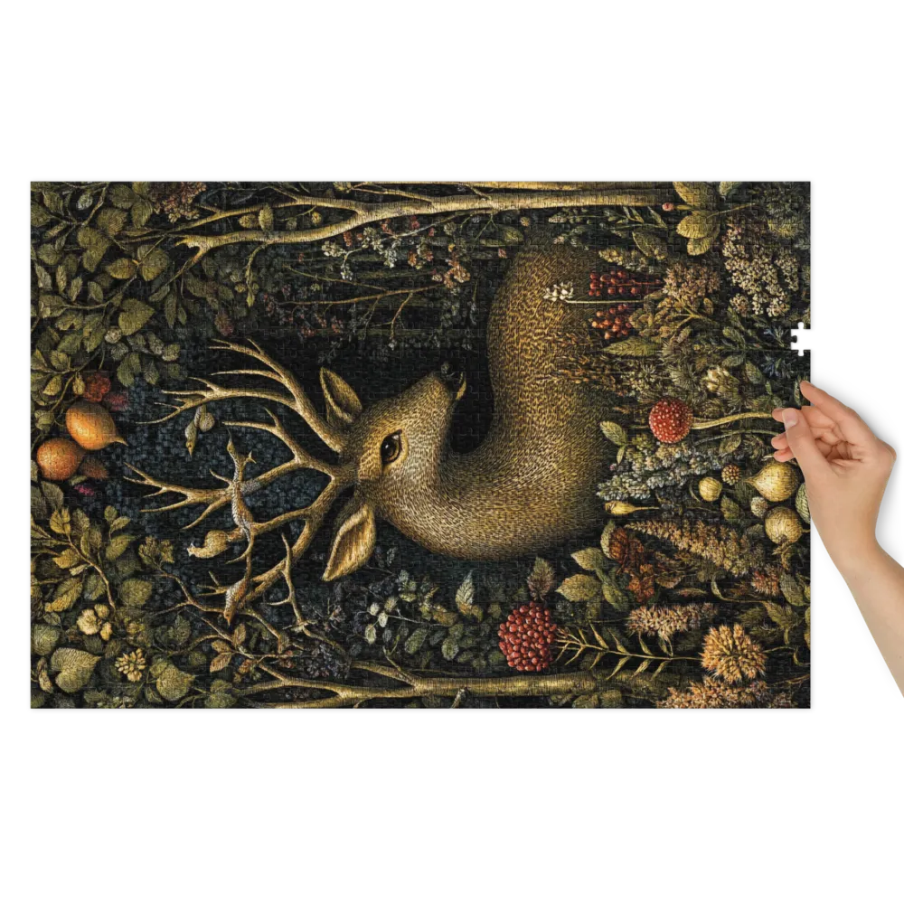 A Espessura do Cervo 
 Puzzle em caixa de metal