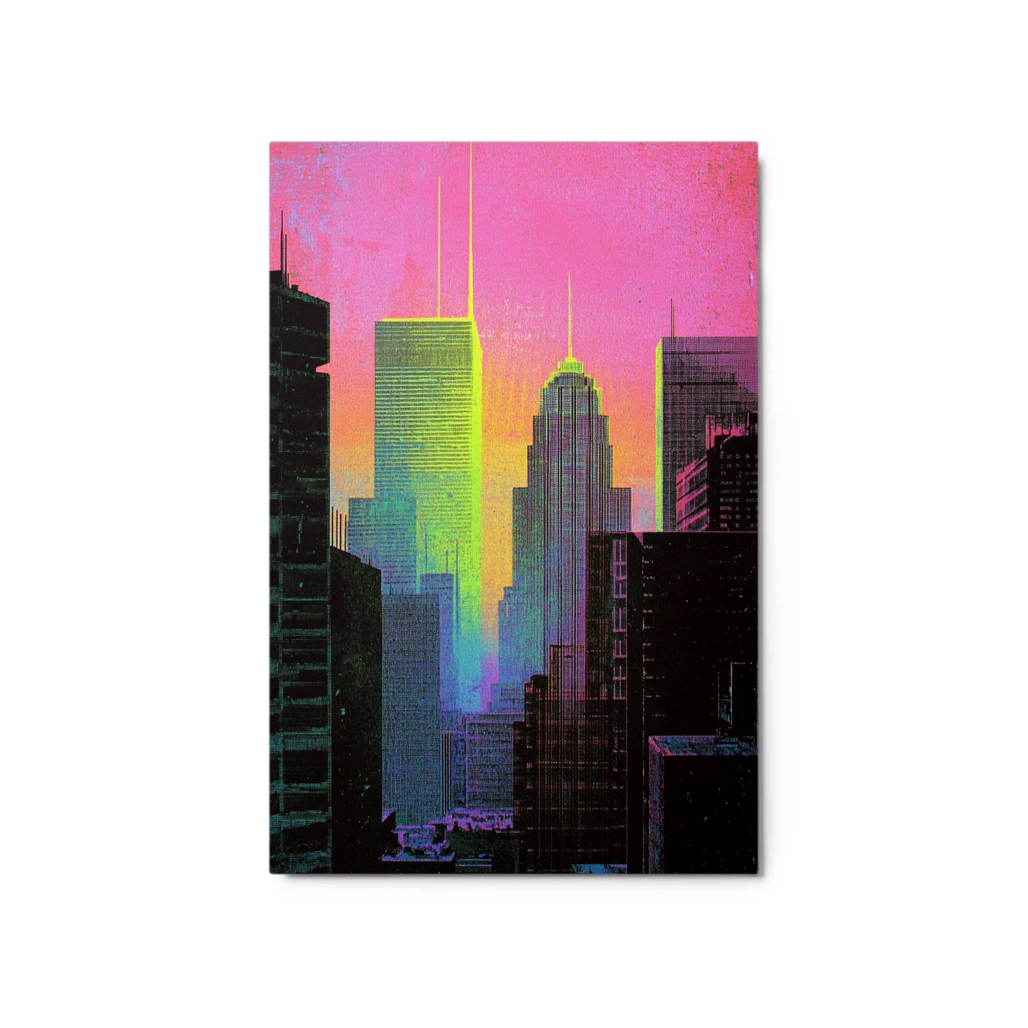 Vibrant Cityscape with Skyscrapers