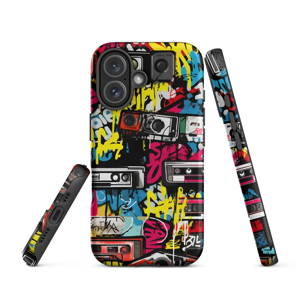 Graffiti Cassette Tape and Boombox Design | Phone Case