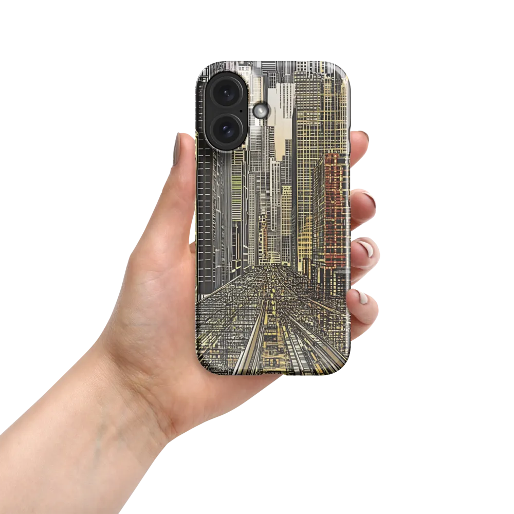 Urban Gridscape 
 iPhone 14 Plus | Tough Case