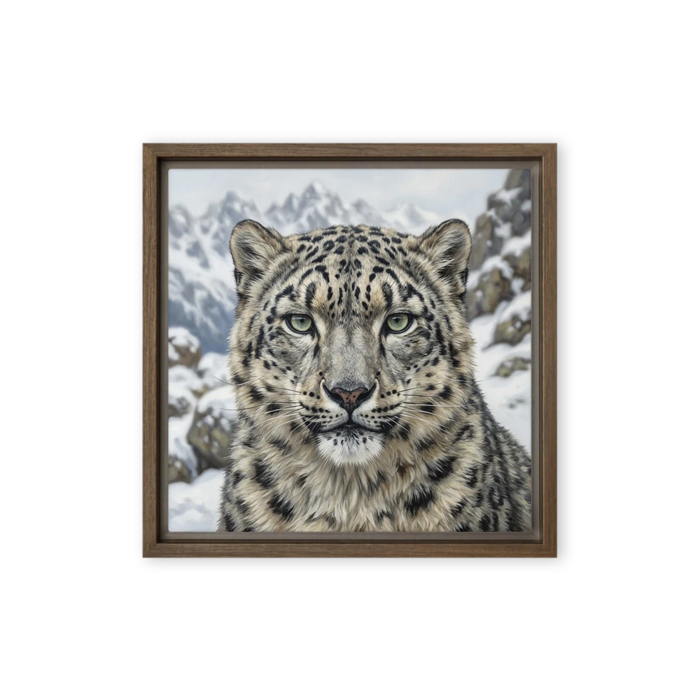 Gaze of the Snow Leopard | Art Print