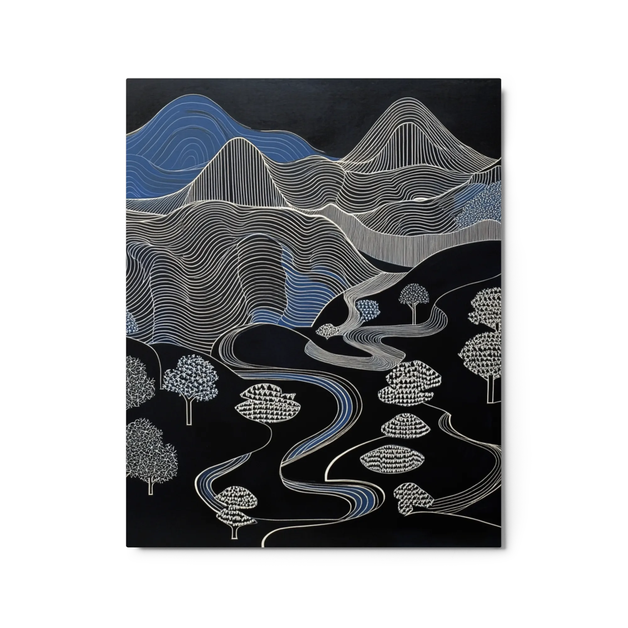 Serene Topographic Landscape