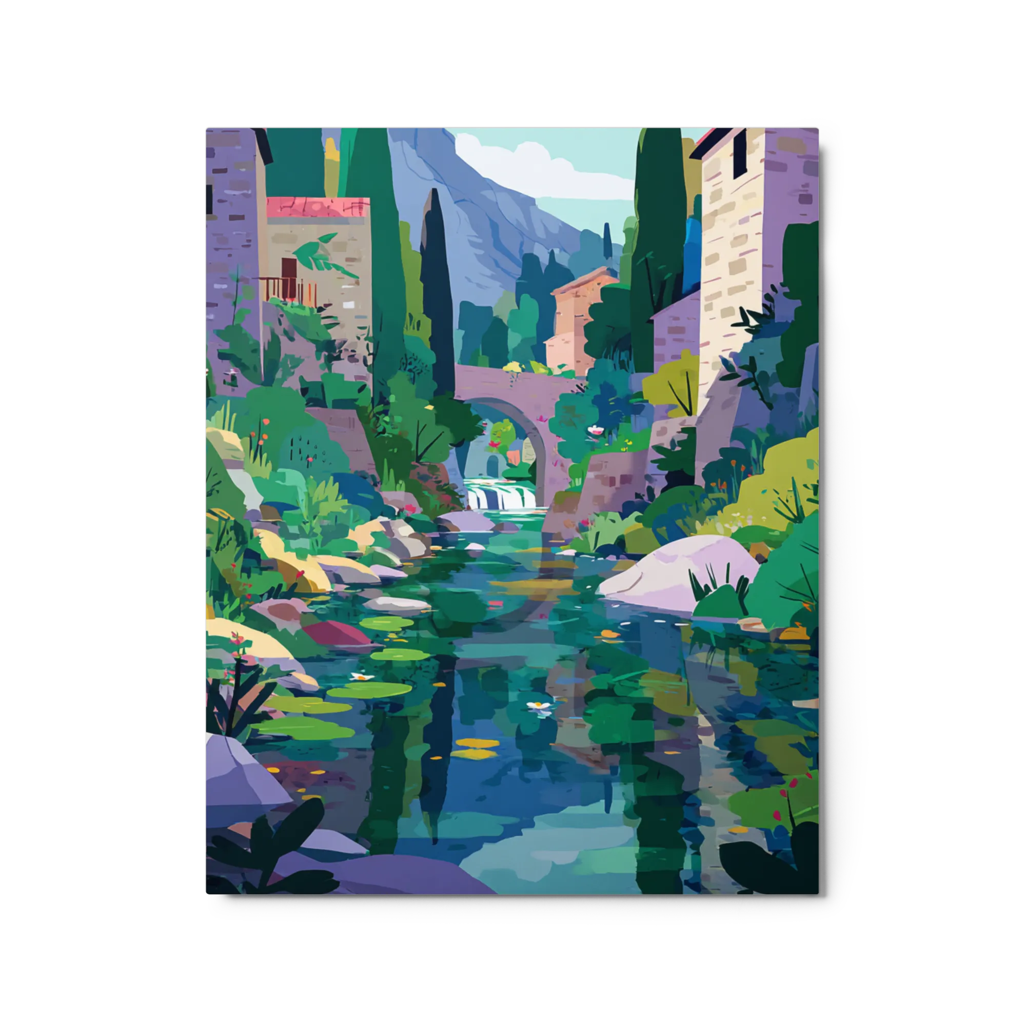 Mountain Village Stream