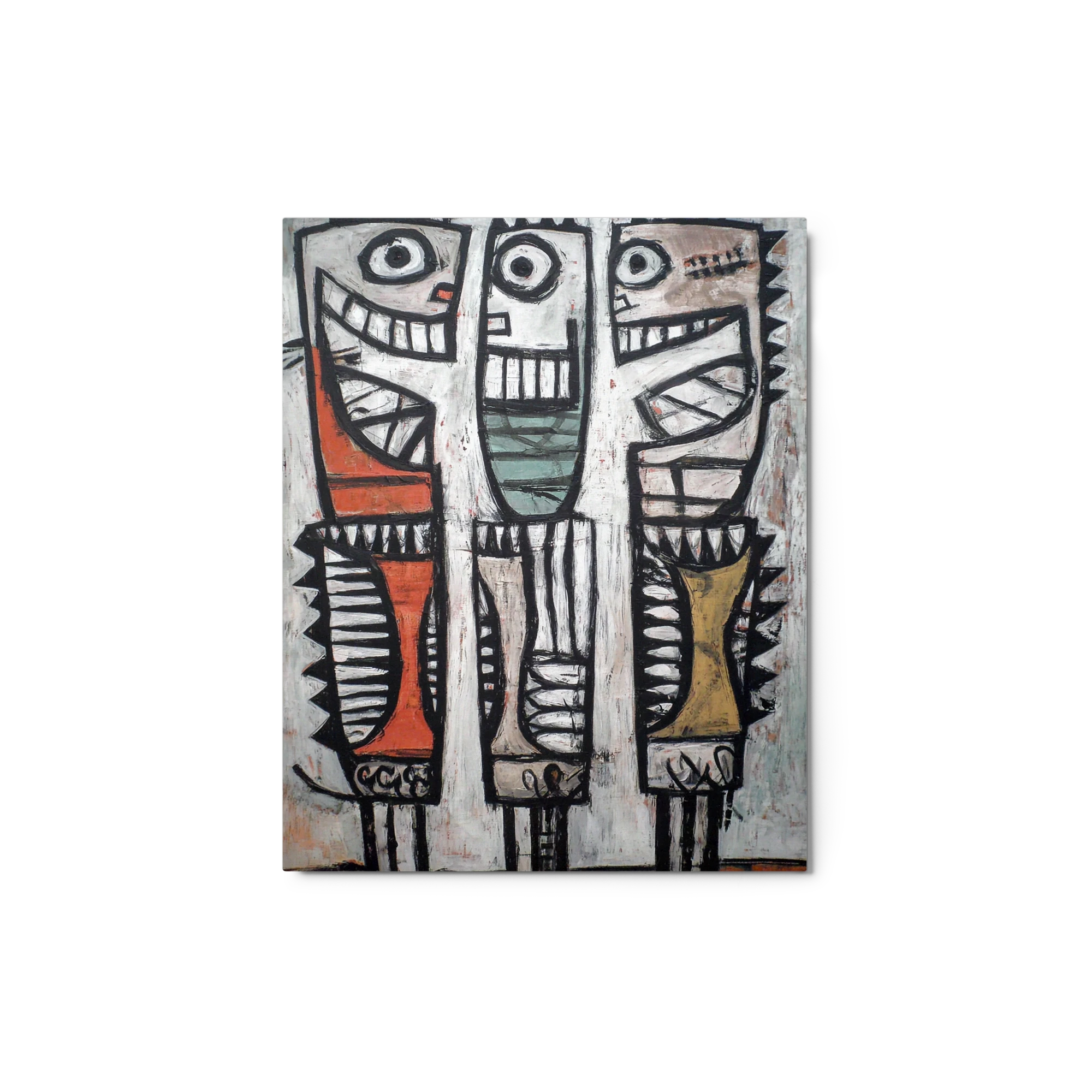 Three Smiling Figures